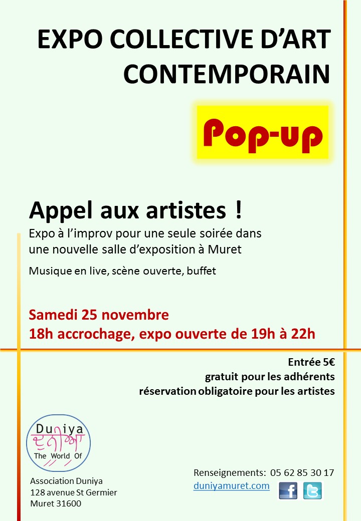 Affiche Expo Pop-up